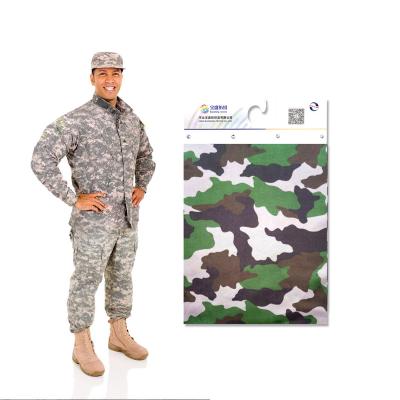 China 16oz Camouflage Anti-static Camouflage Waterproof Tent Army Military Cotton Fabric for sale