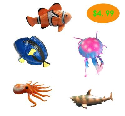 China Realistic Thermoplastic Rubber Ocean Toys For Kids $4.99 Retail Sea Animals for sale