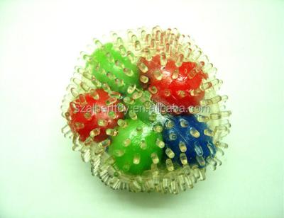 China Sports Toys Anti Stress Spike Massage Soft Rubber Ball for sale