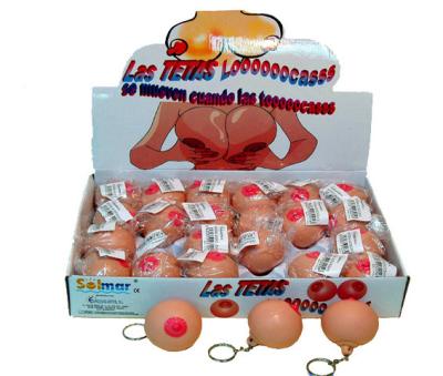 China Soft Toy Squeeze TPR Soft Breast Ball for sale