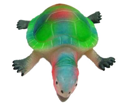 China Animal World Turtle Rubber Animal Toys for sale