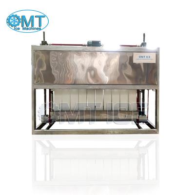 China Local OMT 1 Ton Direct Cooling Block Machine Industrial Ice Block Making Machine In Nigeria for sale