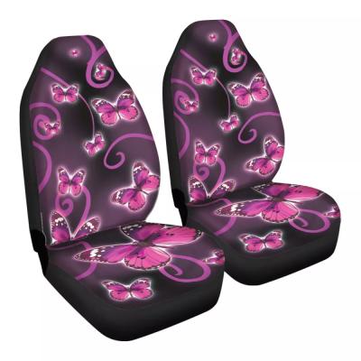 China Cheap Universal Luxury Car Seat Cover Cartoon Printing Direct Selling Car Seat Covers Butterfly Covers For Cars Seat for sale