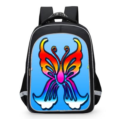 China Printing Butterfly Design Cartoon Waterproof Customized Child Boy Kid Boy Schoolbags School Backpack for sale