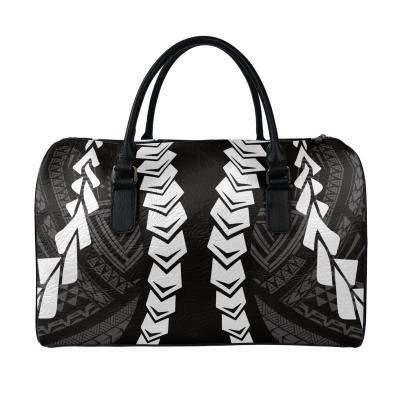 China Polynesia design fashion sports gym travel waterproof duffel bag large capacity travel tribal bag for sale