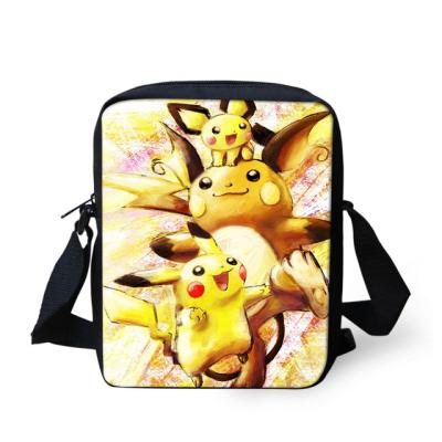 China Daily Life Anime Pokemogo Design Messenger Bags Kids Cross Body Bag for sale