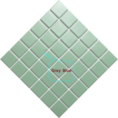 China Blue Parquet Swimming Pool Ceramic Mosaic Pool Tiles Sale Subway Choice Multicolor Slab Supporting Square Site Site Origin WB61603 for sale