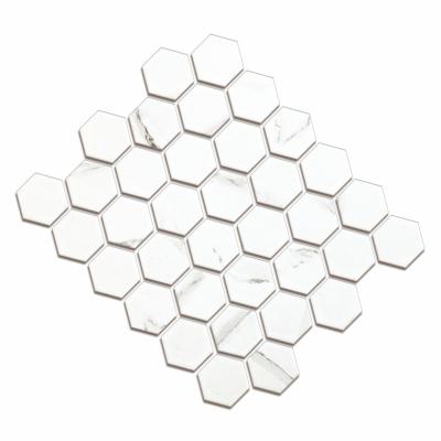 China Parquet White Rabbit Ceramic HexagonTiles Mosaic Printing mosaic2