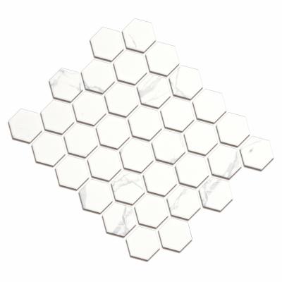 China Europe White Rabbit HexagonTiles Ceramic Mosaic Printing mosaic2