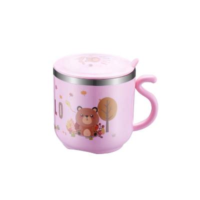 China Viable Cartoon Shaped Stainless Steel Sublimation Kid Tumble Water Mug With Lid Cartoon Cup for sale