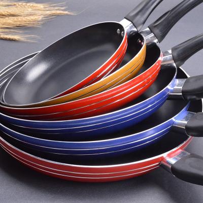 China OEM China Factory Non-Stick Marble Box Cover Space Nonstick Metal Viable Marble Box Cover Dia18 Dia30cm LFGB Style Surface Glass Wok Cookware for sale