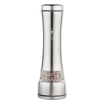 China Stainless Steel Innovative Hand Held Innovative Manual Kitchen Tableware Small Hand Sesame Spice Grinder Salt Mill for sale