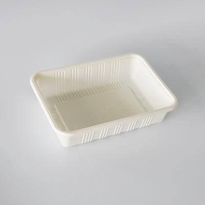 China Lid for 650ml Container Cornstarch Box Cornstarch Bento Box For Sale Cornstarch Bento Boxes for sale