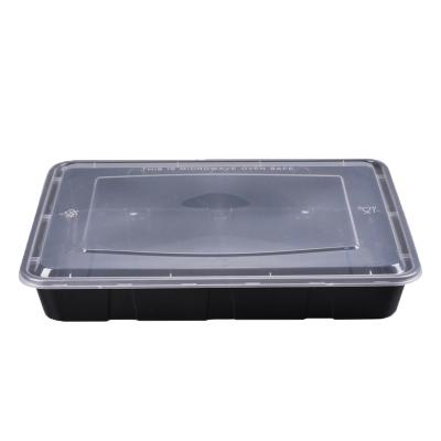 China Modern Wholesale Biodegradable Disposable Plastic 5800ml Hot Food Take Out Food Containers Box for sale