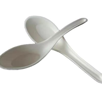 China Home Disposable Biodegradable Bagasse Tableware Restaurant Hotel Chinese Soup Spoon Sugar Cane for sale