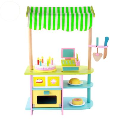 China Brain Game Children's Birthday Gift EN71 and Present Bread Bakery High Quality Wooden Kitchen Other Toy for sale