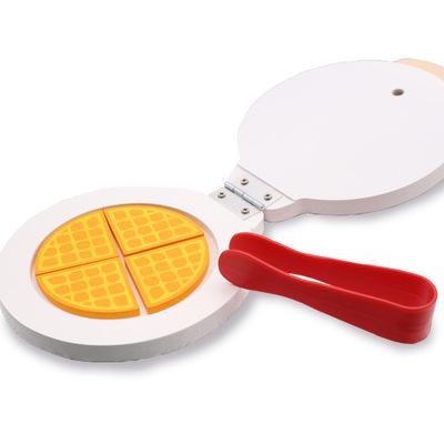 China Wooden Educational Toys Pancake Machine Toy Children Kitchen Set Cooking Appliances Set Kitchen Educational Toys for sale