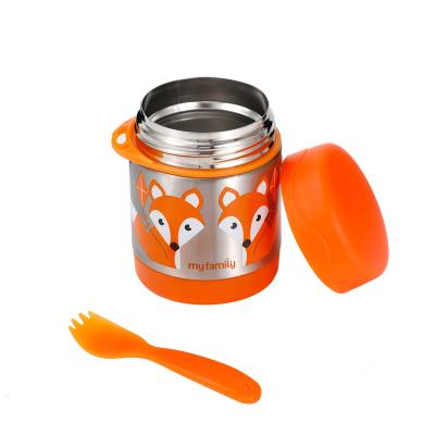 China Freshness Preservation Amazon Hit Cartoon School With Lid Storage Stainless Steel Food Containers Lunch Box Kids for sale