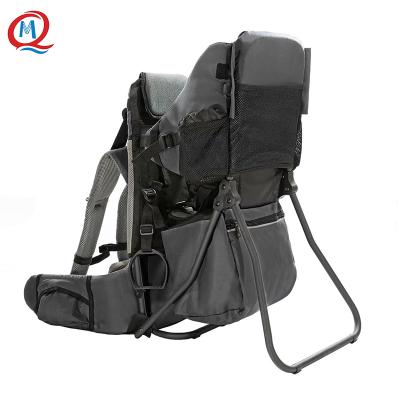 China Outdoor Polyester Baby Toddler Rising Backpack Kid Carrier Rising For Baby Back With Support Frame for sale