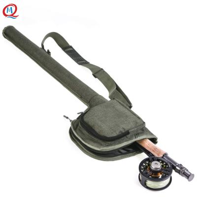 China UNIVERSAL Folding Fishing Rod Case Organizer Pole Storage Bag Fishing Rod Bag Fishing Case for sale