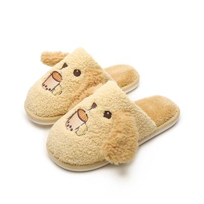 China Cute Adults Cartoon Winter Cosplay Anime Slipper Plush Fur Slippers Sweat-absorbent For Stylish Women for sale