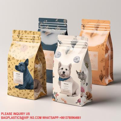 Китай Ziplock Zip Lock Zipper Foil Stand Up Cat Pet Dog Food Pouch Biodegradable Packaging Bag продается