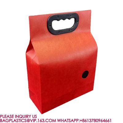 中国 Recyclable Kraft Custom Design Rice Packaging Bags For 2 Kg 5kg Empty Rice Bags For Sale 販売のため