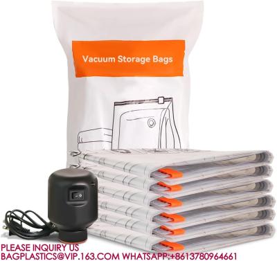 Китай Space Saver Jumbo Vacuum Storage Bag Double Zip Seal Special Grip Clip Ideal Compression продается