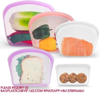 中国 Reusable Food Storage Bags Freezer Sous Vide Container Oven Microwave Dishwasher Safe 販売のため