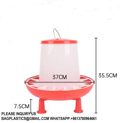 中国 Plastic Automatic Handle Poultry Feeder 1.5kg 3kg 6kg 9kg For Chicken Farm Feeding System 販売のため