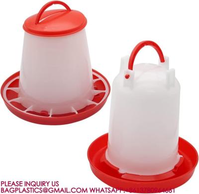 中国 Plastic Poultry Feeder Pan Bucket Water Drinker Farm Equipment Auto 10kg Chicken Feeder 販売のため