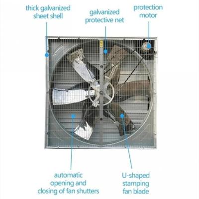 中国 Heavy Duty Poultry Ventilation System Exhaust Fan For Cooler, Window Mounted Exhaust Fan 販売のため