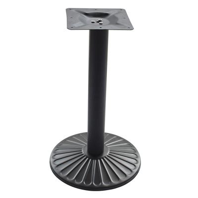 China Jj-B121-1C Professional Easy Installation Manufacturer Top Selling Adjustable Height Round Iron Furniture Round Table Legs Base for sale