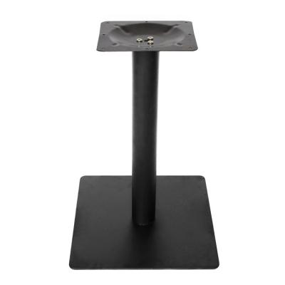 China Excellent Easy Installation Factory Directly Wholesale Unique Design Classic Black Stainless Steel Hotel Furniture Table Legs for sale