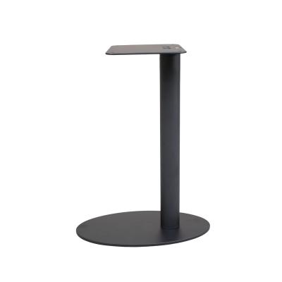 China Modern Stone Base Dining Table Furniture Legs Metal Bracket Base Glass Top Table Around End Table Iron Legs Cafe for sale