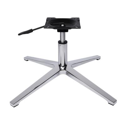 China Easy Installation Furniture Cheap Wholesale Chair Legs Adjustable Aluminum Alloy Metal Iron Swivel Office Chair Base for sale