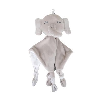 China Eco-friendly Cute Cartoon Elephant Dog Bubble Safety Towel Baby Relieving Towel Sleeping Friend Toy for sale