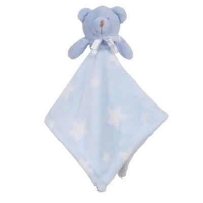 China Eco-Friendly Wholesales Cute Baby Multicolor Coral Velvet Sleep Comfort Doll Comforting Towel Toy for sale