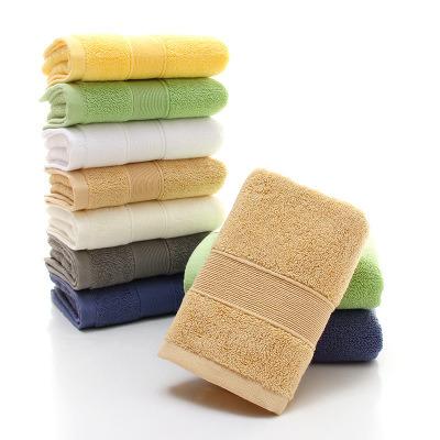 China Antimicrobial Pure Cotton Towel Long-staple Thick Cotton Towel for sale