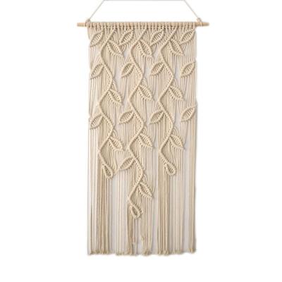 China HANDMADE MACRAME CURTAIN MACRAME WALL TAPESTRY isolated for sale