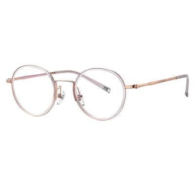 China Peru Titanium Hot Sells New Fashion Glasses Replaceable Myopia Frames Eye Thick Glass Acetate Glass Titanium Frame for sale