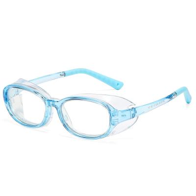 China Anti-pollen TR90 Glasses For Kids Teens TR90 Anti-fog Glasses Against Blue Light Wet Room Scope for sale