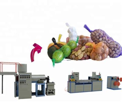 China Knotless Packing Fruit And Vegetable PE Polyethylene Net Bag Making Machine for sale