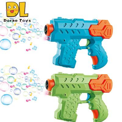 China Wholesale Outdoor Electric Game ABS Plastic Solid Color With 2 Colors Bubble Shooter Gun Toy For Kids for sale