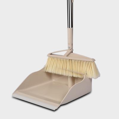 China Factory Wholesale Durable Magnetic Household Broom And Dustpan Set With Comb Ruler for sale