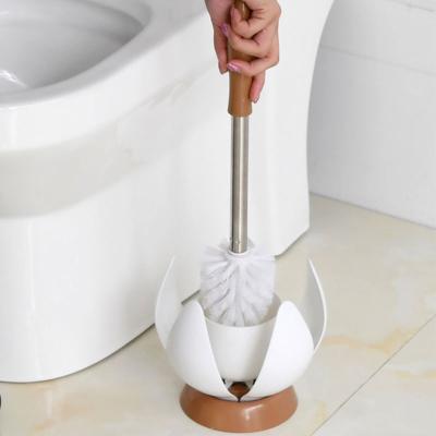 China Customized Innovative Modern Cleaning Machine Modern Flexible Removable Toilet Brush With Brush Head for sale