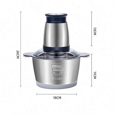 China High Quality Household Stainless Steel Portable Portable Power Chopper For Household for sale