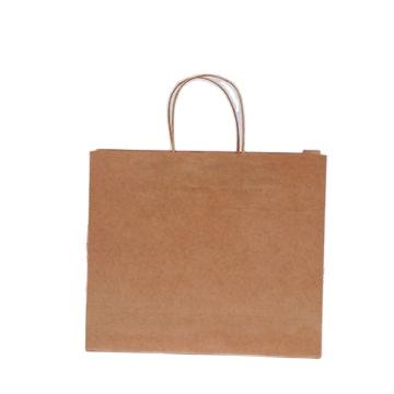 China Recycled Materials Gift Bags Kraft Shopping Paper Bags Vend Paper Package Brown And White Black Bags With Handles Bulk for sale