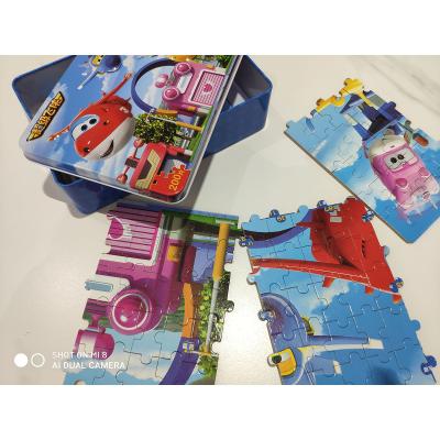 China Toy Wooden Puzzles Educational For Children 60 Piece Super Wings Themed Puzzle for sale