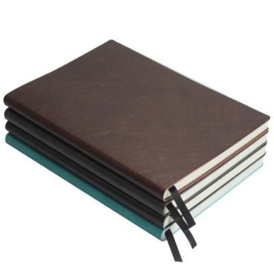 China paper & Cardboard Journals Business Notebook PU Leather Hard Cover 4 Colors Classic Notebook Stationery Supplies A5 Notebook Journals for sale